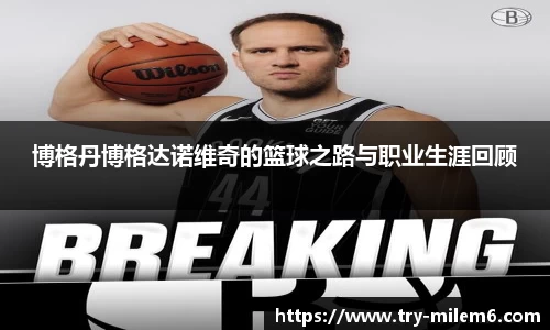 博格丹博格达诺维奇的篮球之路与职业生涯回顾